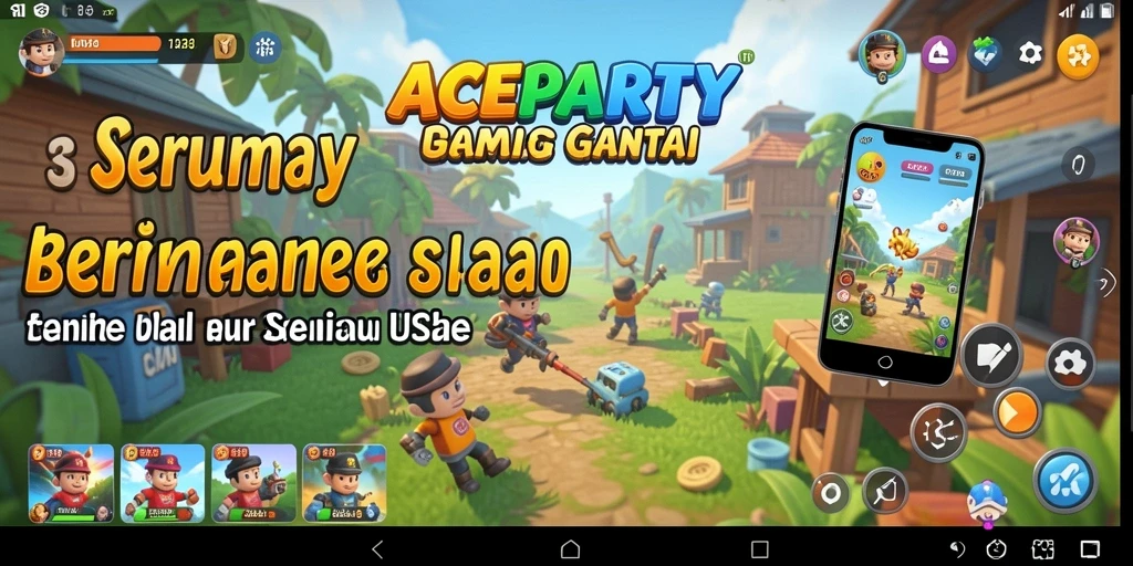 Tampilan permainan ACEPARTY yang menarik dan penuh warna.