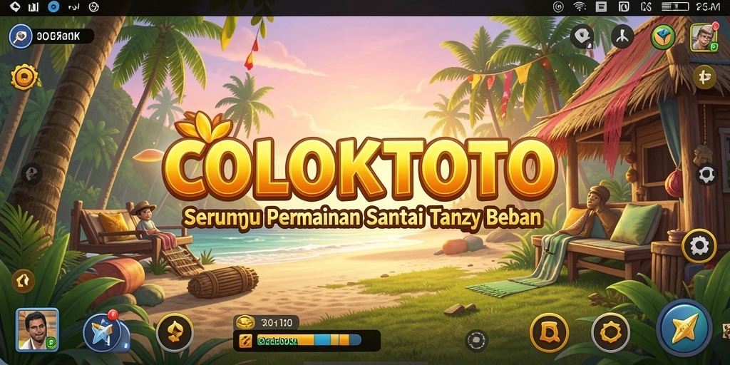 Tampilan gameplay menyenangkan dari COLOKTOTO dengan warna cerah.