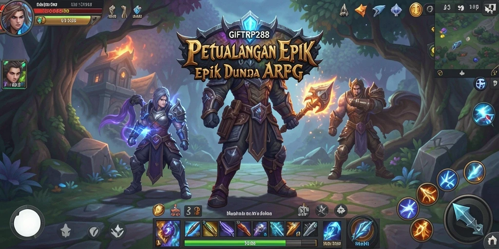 Tampilan gameplay mendebarkan dari GIFTRP288 yang penuh aksi.