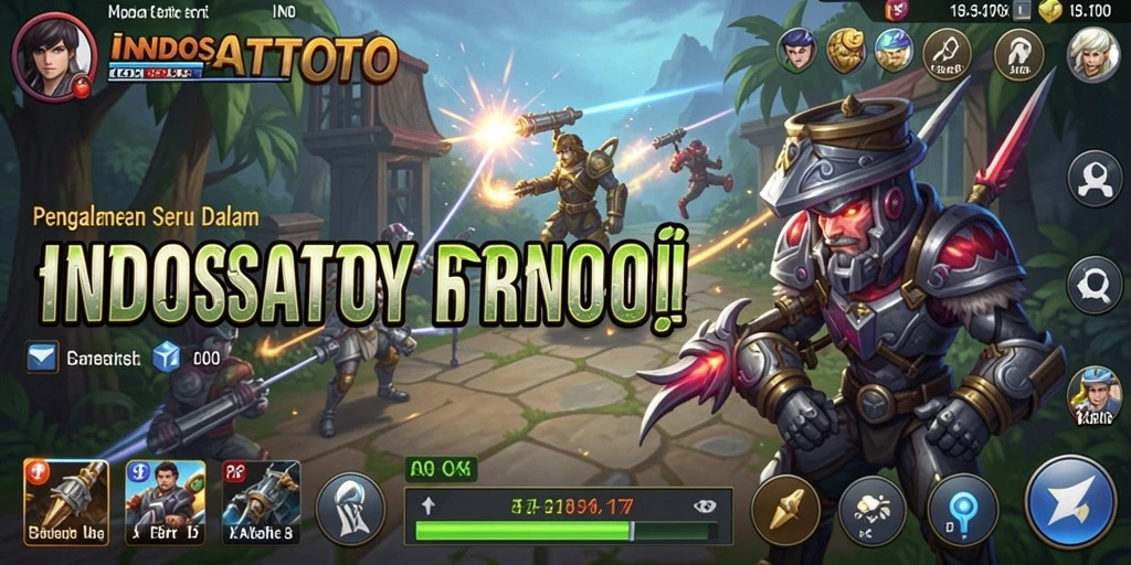 Tangkapan layar menampilkan pertempuran seru dalam INDOSATTOTO.