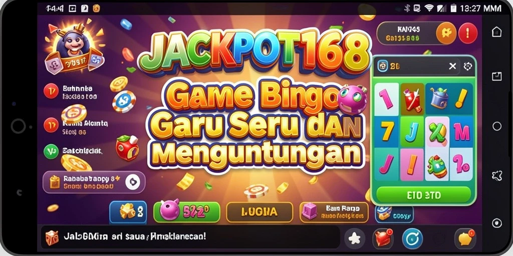 Tampilan gameplay JACKPOT168 yang menarik dan interaktif.
