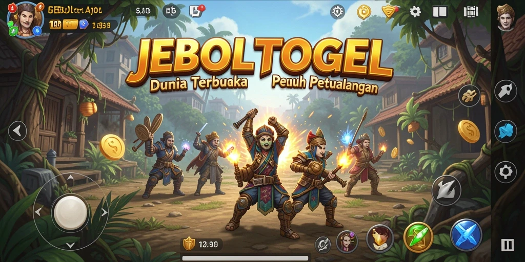 Gameplay Open World JEBOLTOGEL yang menakjubkan dan imersif.