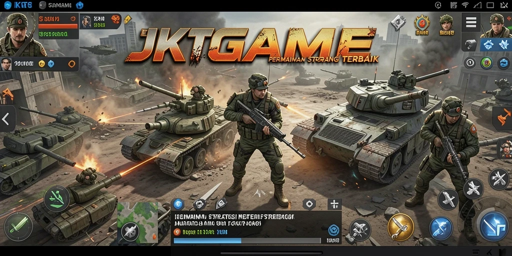 Tampilan gameplay SLG yang menegangkan dan strategis.