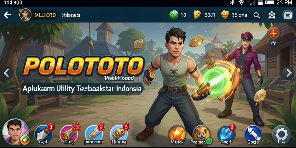 Tampilan fitur manajemen tugas POLOTOTO yang memudahkan pengguna.