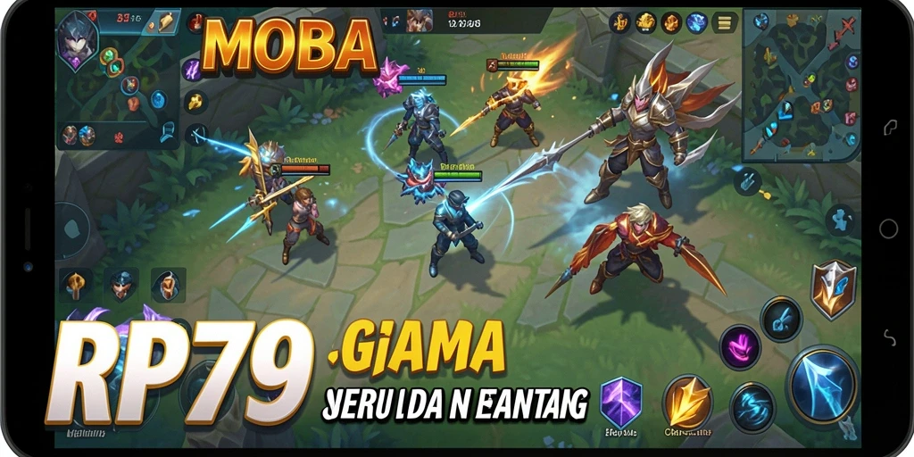 Screenshot menunjukkan aksi seru dalam gameplay RP79.