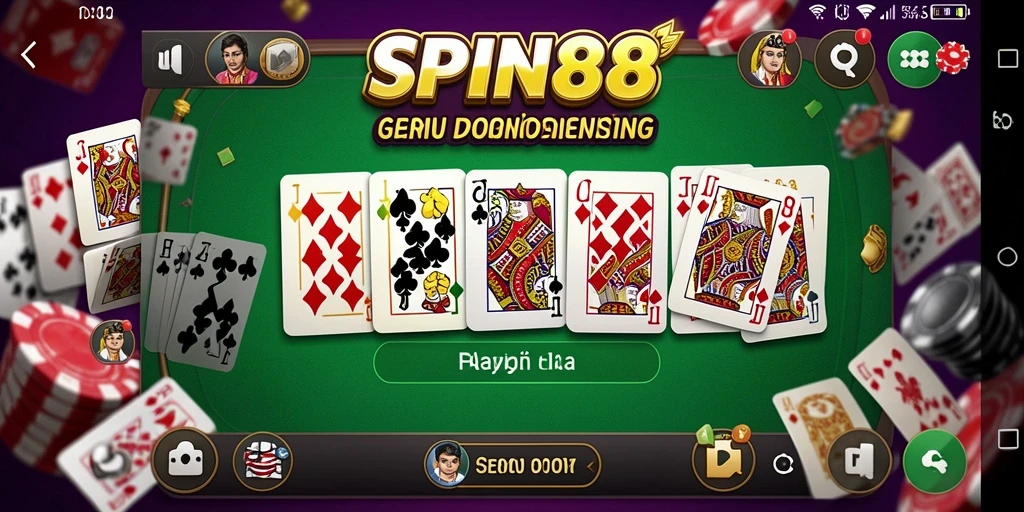 Screenshot gameplay SPIN88 yang menampilkan keseruan bermain Domino.