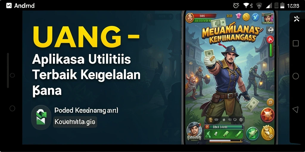 Tampilan aplikasi UANG yang bersih dan mudah digunakan.