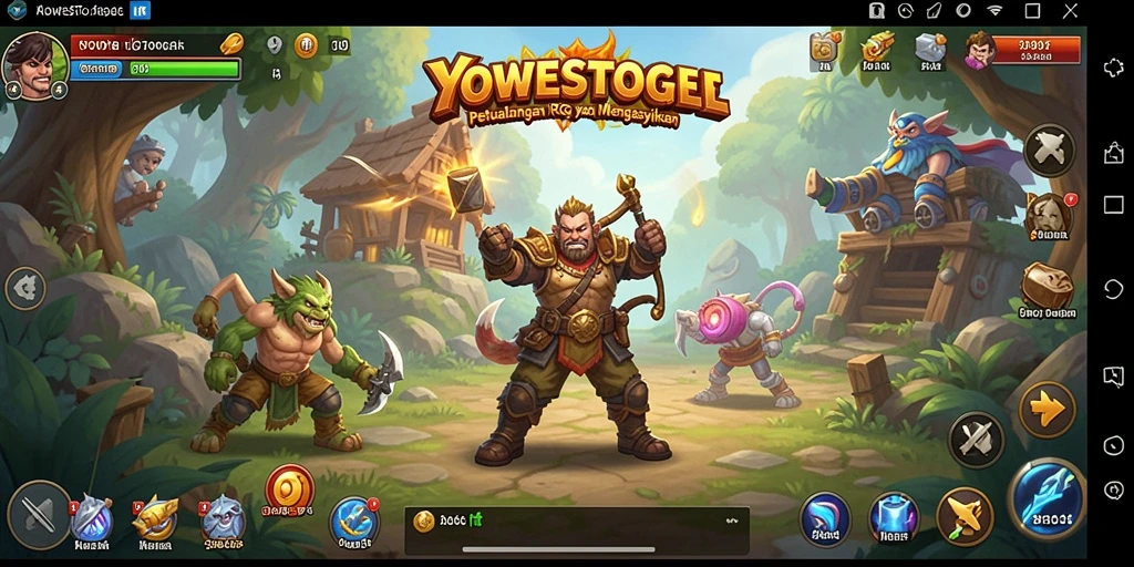 Tampilan gameplay YOWESTOGEL yang menawan dan penuh aksi.